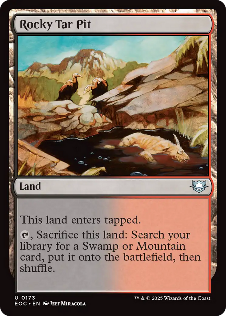 Rocky Tar Pit [Edge of Eternities Commander]