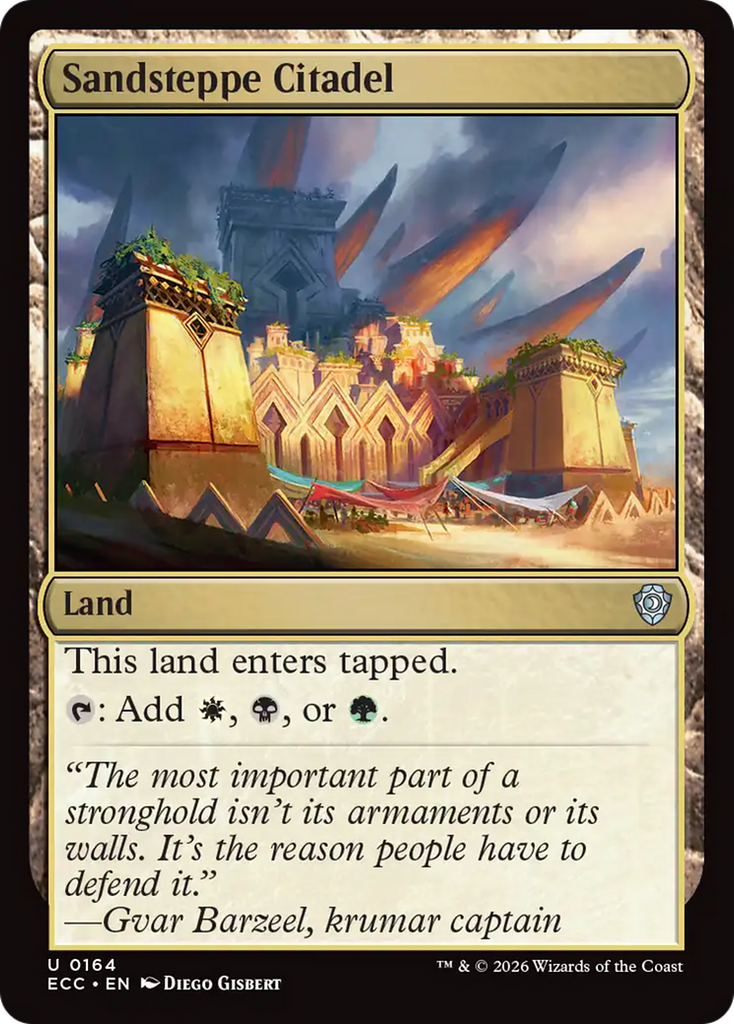 Sandsteppe Citadel [Lorwyn Eclipsed Commander]