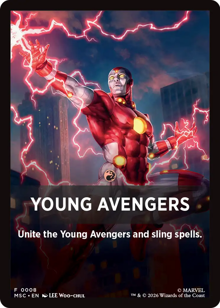 Young Avengers Theme Card (0008) [Marvel Super Heroes Commander]