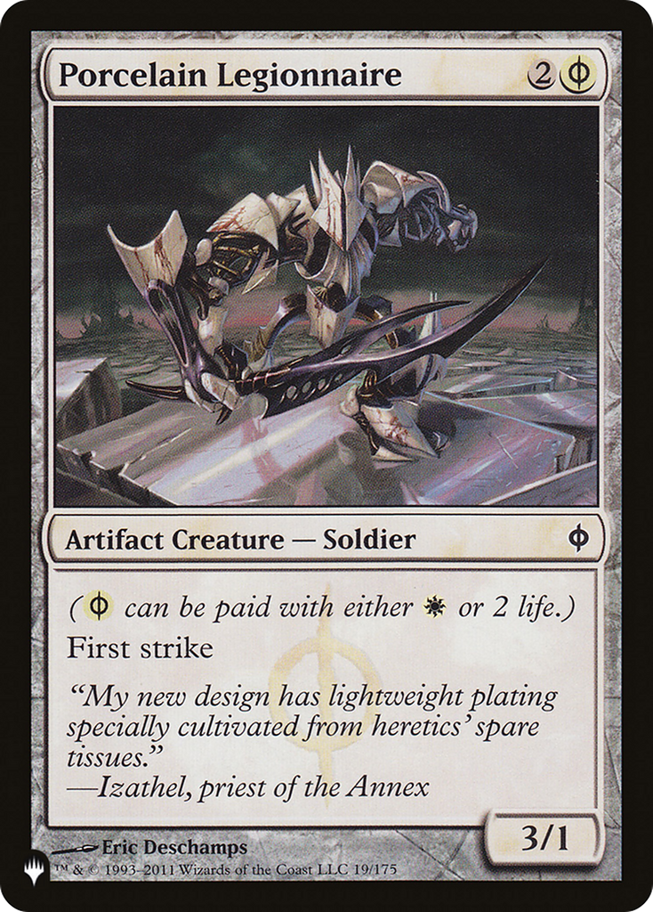 Porcelain Legionnaire [The List]
