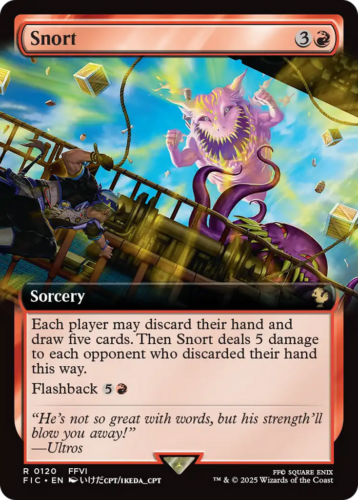 Snort (Extended Art) [FINAL FANTASY Commander]
