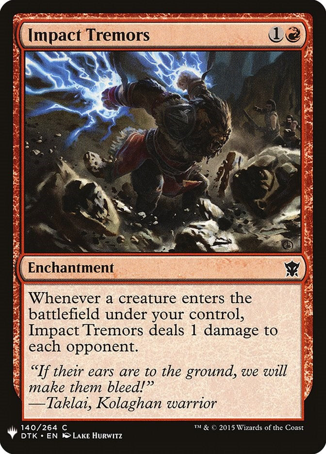 Impact Tremors (DTK)