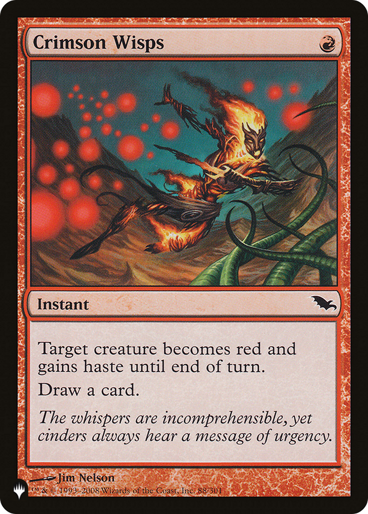 Crimson Wisps [The List]