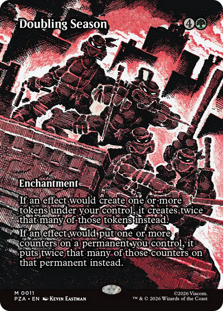 Doubling Season (Borderless) [Teenage Mutant Ninja Turtles Eternal-Legal]