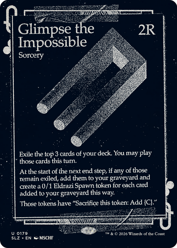 Glimpse the Impossible (0300) [Secret Lair x MSCHF: The Zeta Set]