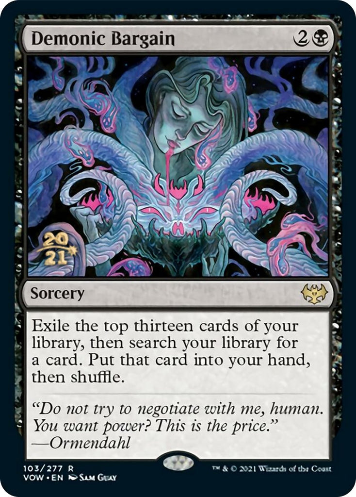 Demonic Bargain [Innistrad: Crimson Vow Prerelease Promos]