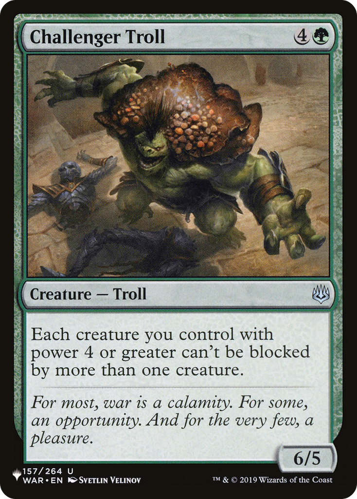 Challenger Troll [The List]