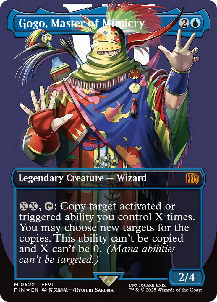 Gogo, Master of Mimicry (Borderless) (Surge Foil) [FINAL FANTASY]