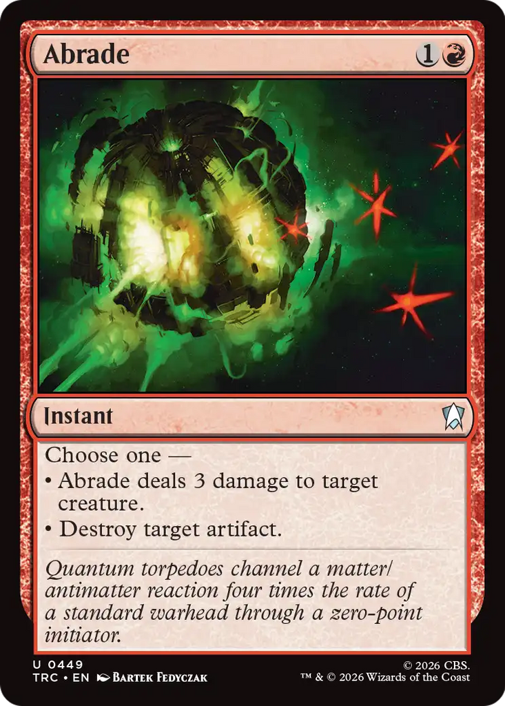 Abrade (Surge Foil) [Star Trek Commander]