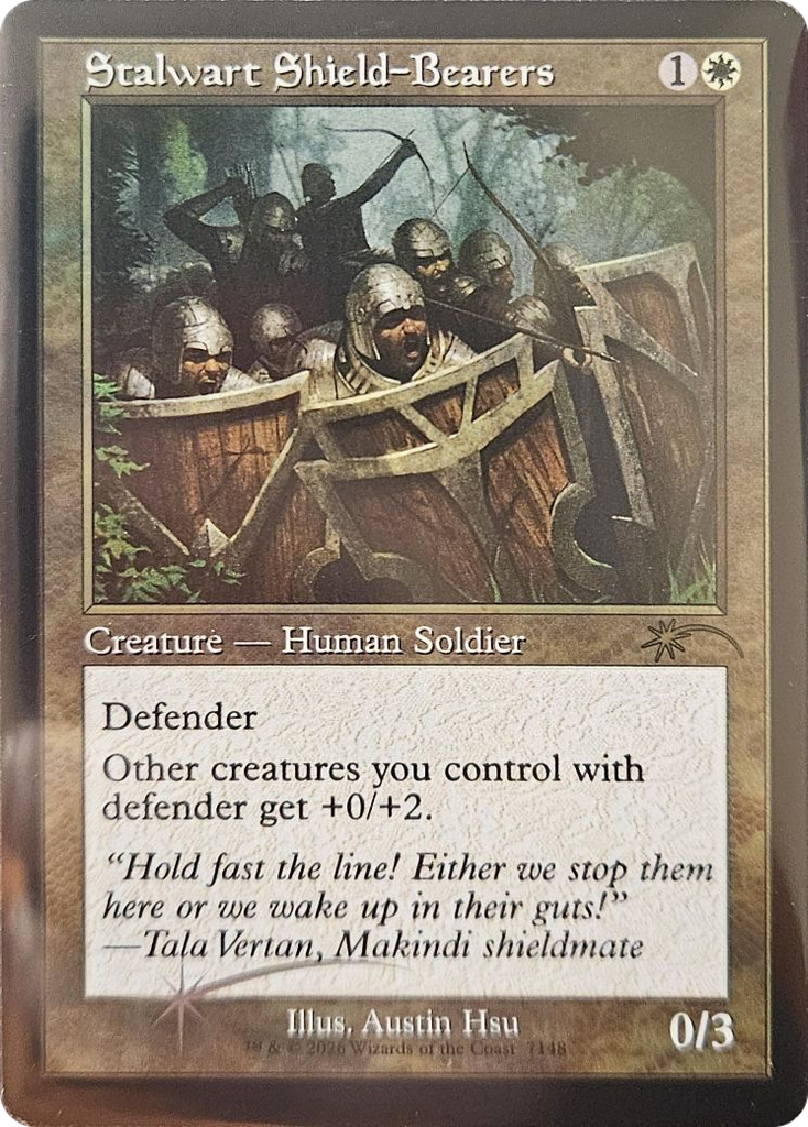 Stalwart Shield-Bearers (Retro Frame) [Secret Lair Drop Series]