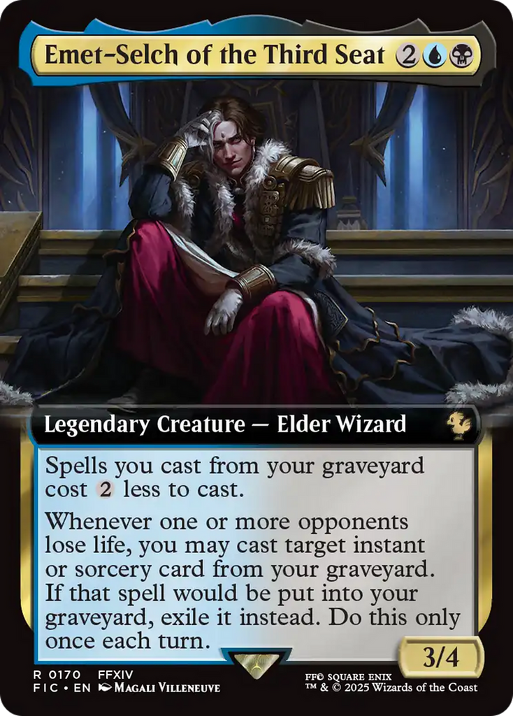 Emet-Selch of the Third Seat (Extended Art) [FINAL FANTASY Commander]