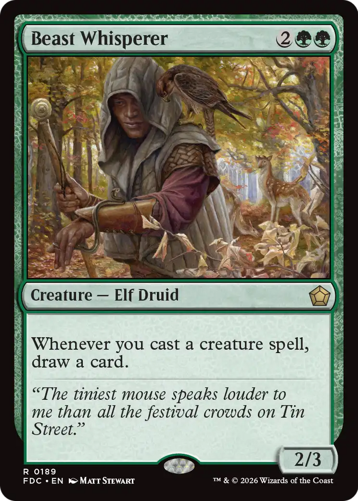 Beast Whisperer [Foundations Commander]