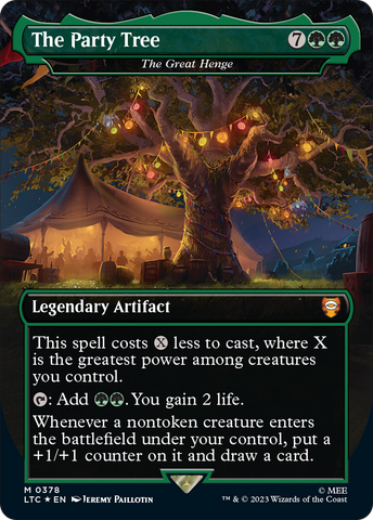 The Party Tree - The Great Henge (Surge Foil Realms and Relics) [The Lord of the Rings: Tales of Middle-Earth Commander]