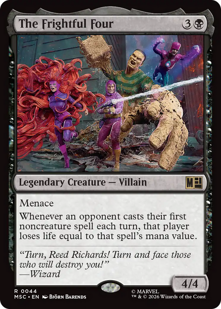 The Frightful Four (Surge Foil) [Marvel Super Heroes Commander]