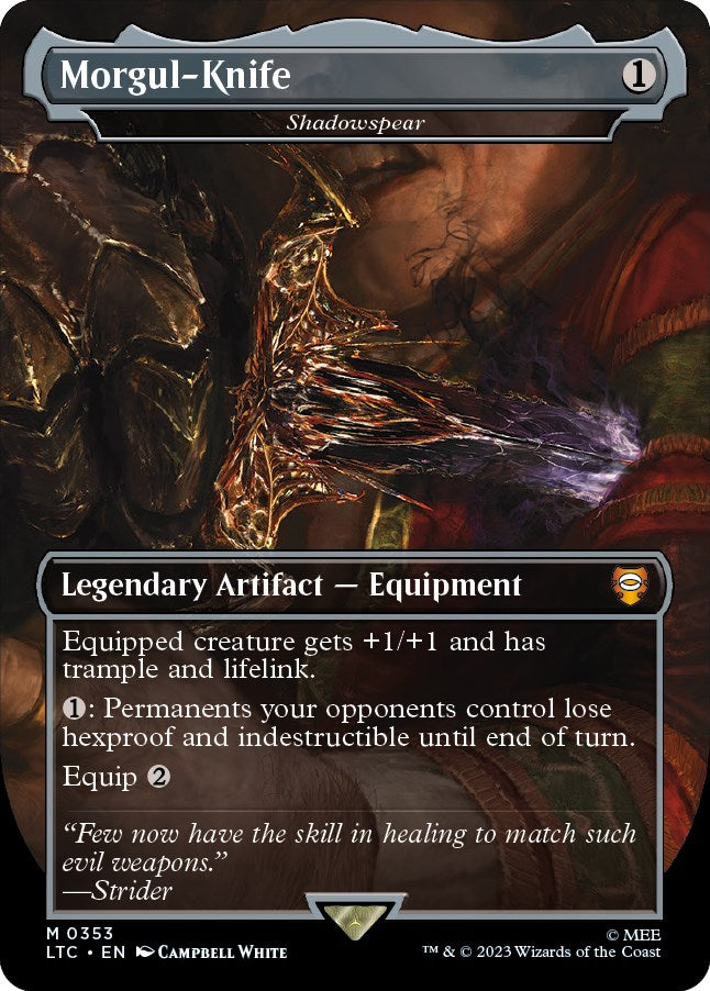 Morgul-Knife - Shadowspear (Borderless)