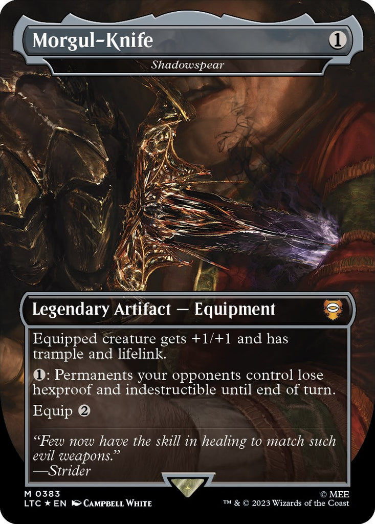 Morgul-Knife - Shadowspear (Borderless) (Surge Foil)