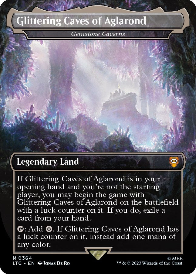 Glittering Caves of Aglarond - Gemstone Caverns (Borderless)