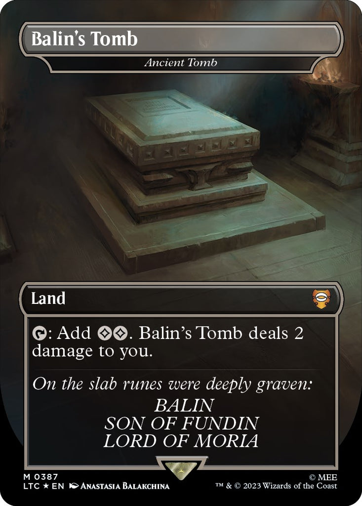 Balin's Tomb - Ancient Tomb (Borderless) (Surge Foil)