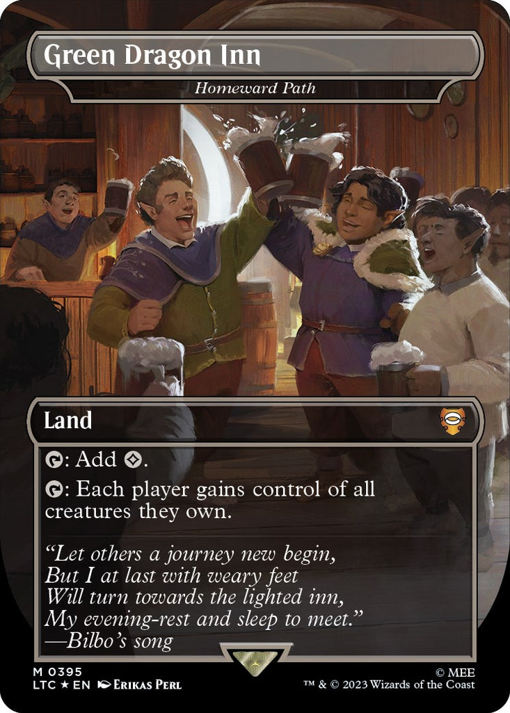 Green Dragon Inn - Homeward Path (Borderless) (Surge Foil)