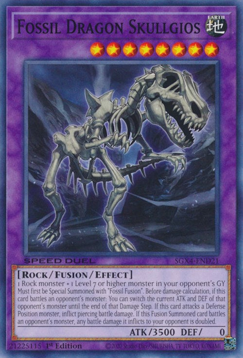 Fossil Dragon Skullgios [SGX4-END21] Common
