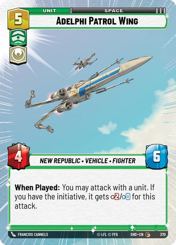 Adelphi Patrol Wing (370) (Hyperspace) (370) [Shadows of the Galaxy]
