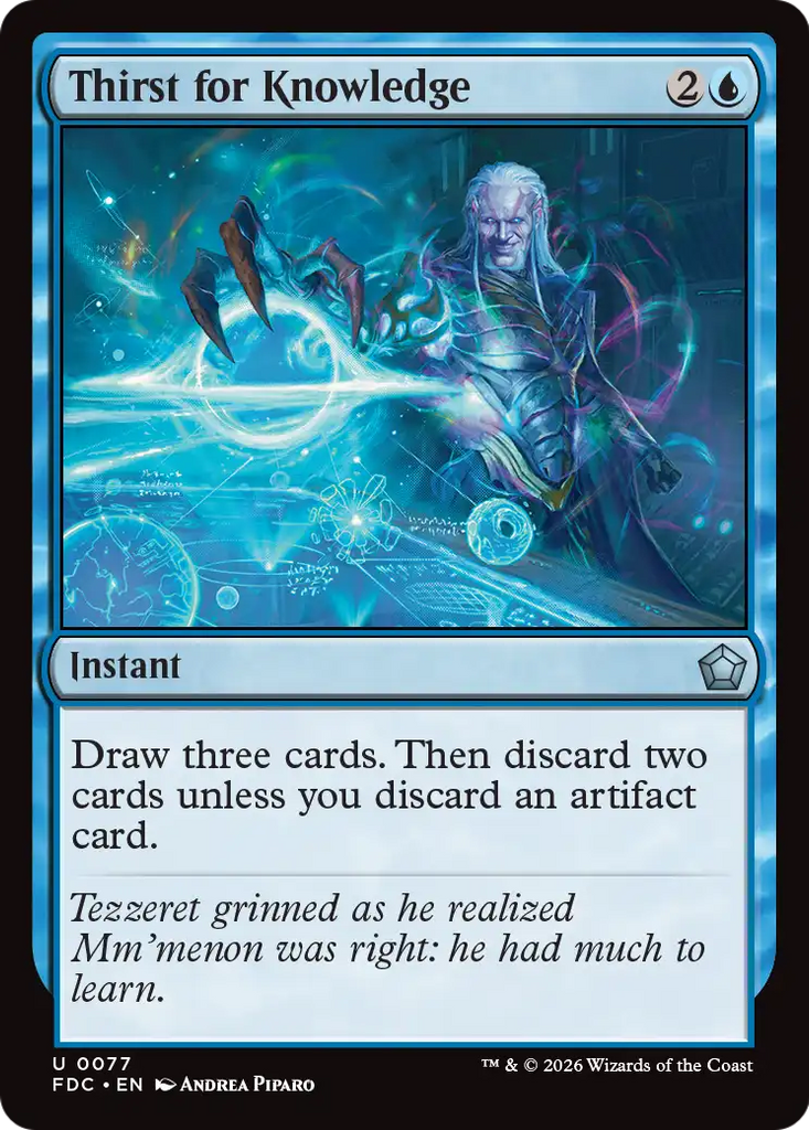Thirst for Knowledge [Foundations Commander]