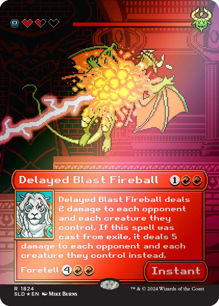 Delayed Blast Fireball (Rainbow Foil)