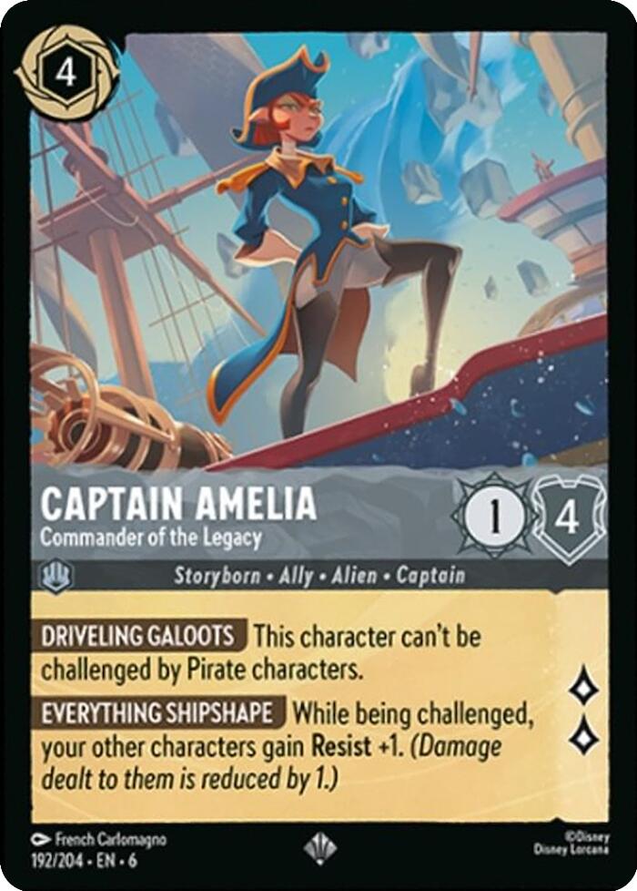 Captain Amelia - Commander of the Legacy (192/204) [Azurite Sea]