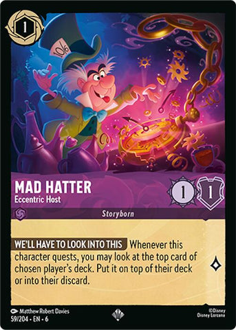 Mad Hatter - Eccentric Host (59/204) [Azurite Sea]