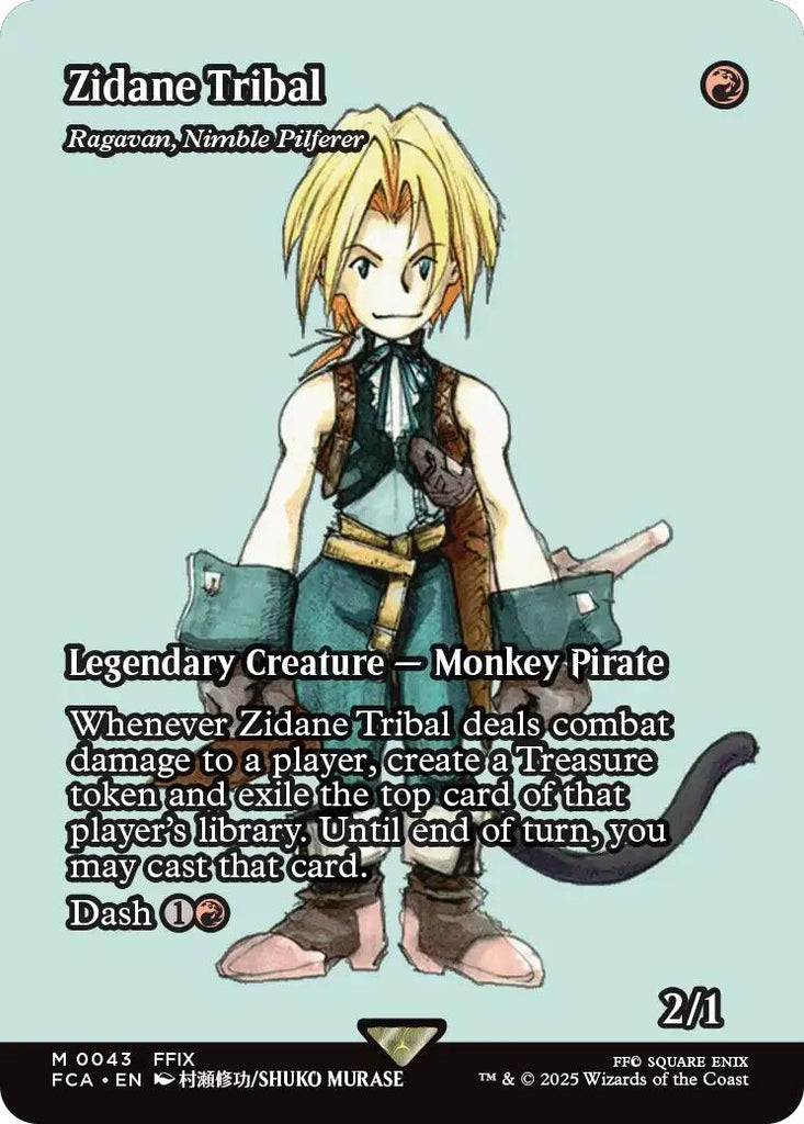Zidane Tribal - Ragavan, Nimble Pilferer (Showcase) [FINAL FANTASY : Through the Ages]
