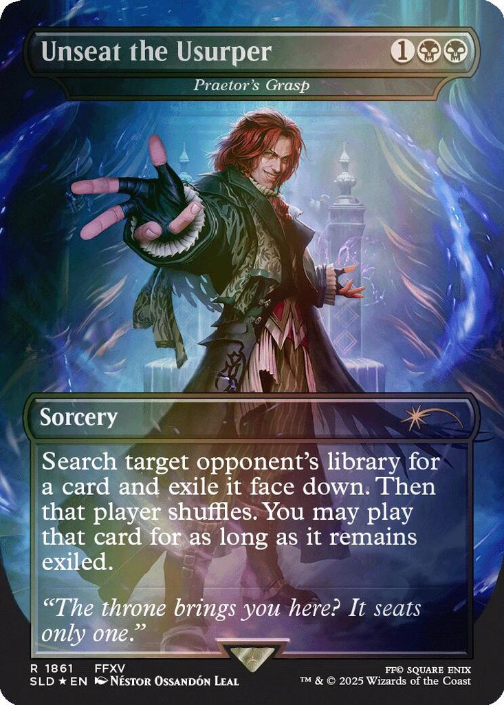 Unseat the Usurper - Praetor's Grasp (Rainbow Foil)
