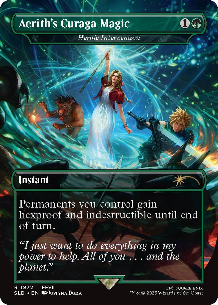 Aerith's Curaga Magic - Heroic Intervention