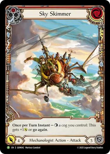 Sky Skimmer (Red) [GEM042] (GEM Pack 2)