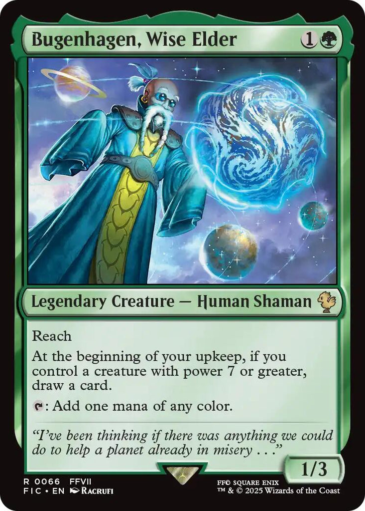 Bugenhagen, Wise Elder (Surge Foil) [FINAL FANTASY Commander]