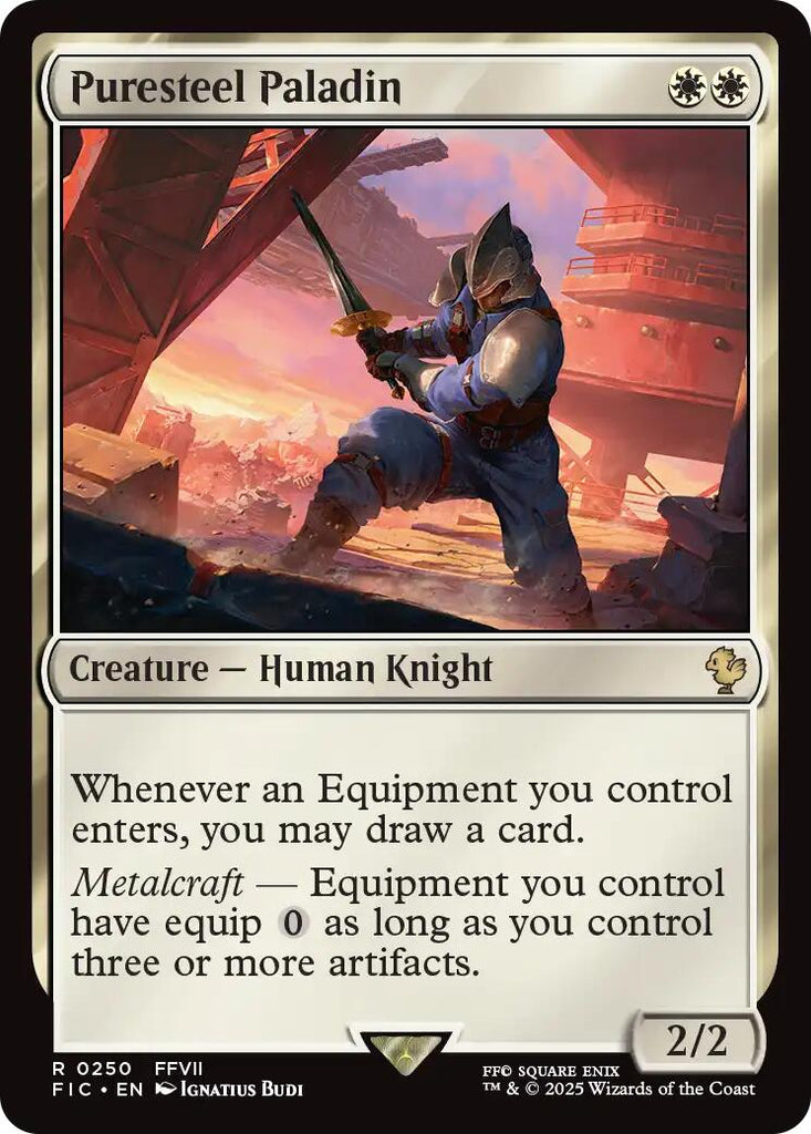 Puresteel Paladin (Surge Foil) [FINAL FANTASY Commander]