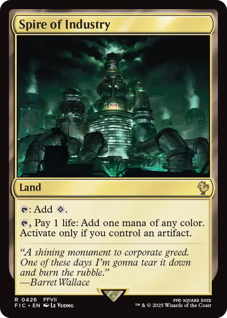 Spire of Industry (Surge Foil) [FINAL FANTASY Commander]