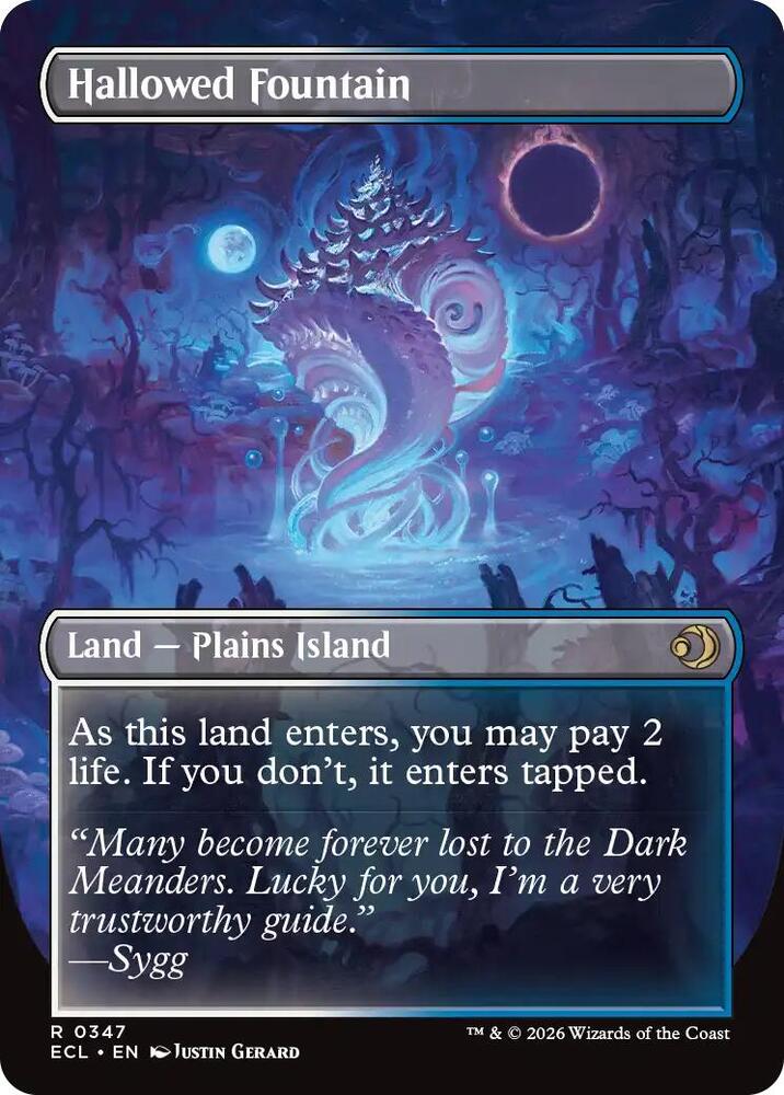 Hallowed Fountain (Borderless) (Back)