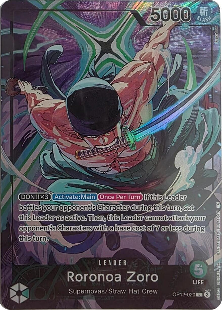 Roronoa Zoro - OP12-020 (Official Playmat Limited Edition Vol.4)