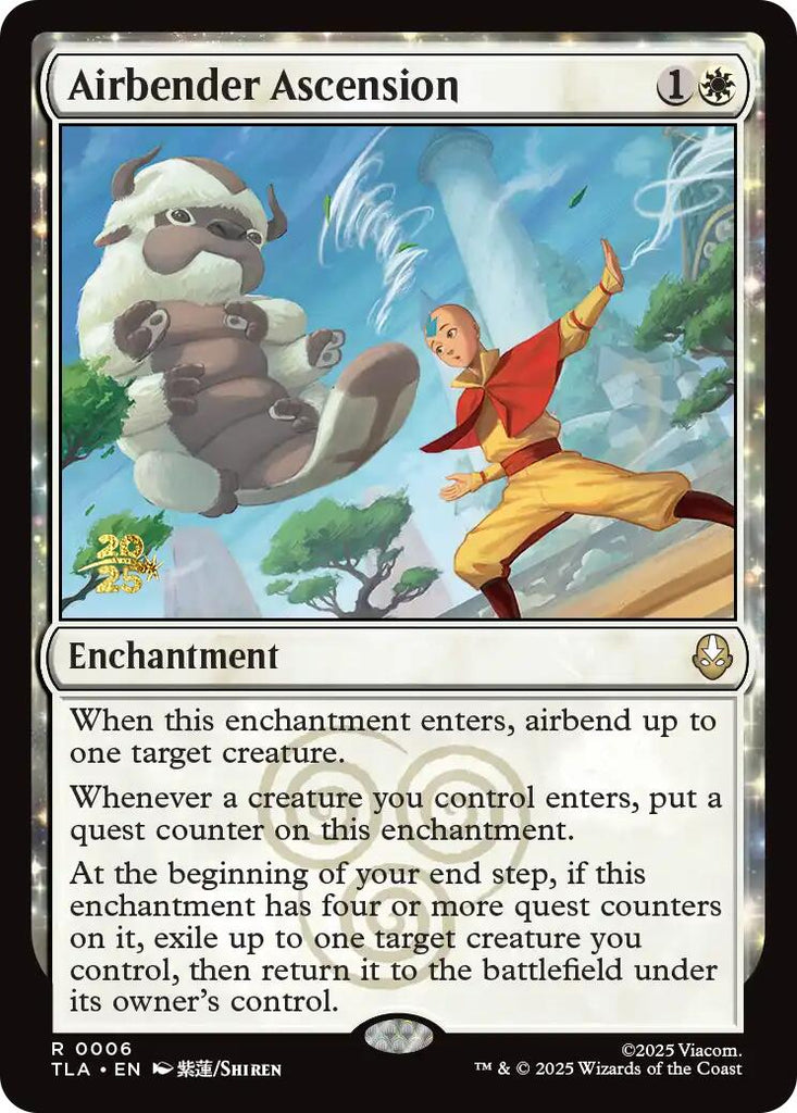 Airbender Ascension [Avatar: The Last Airbender Prerelease Cards]