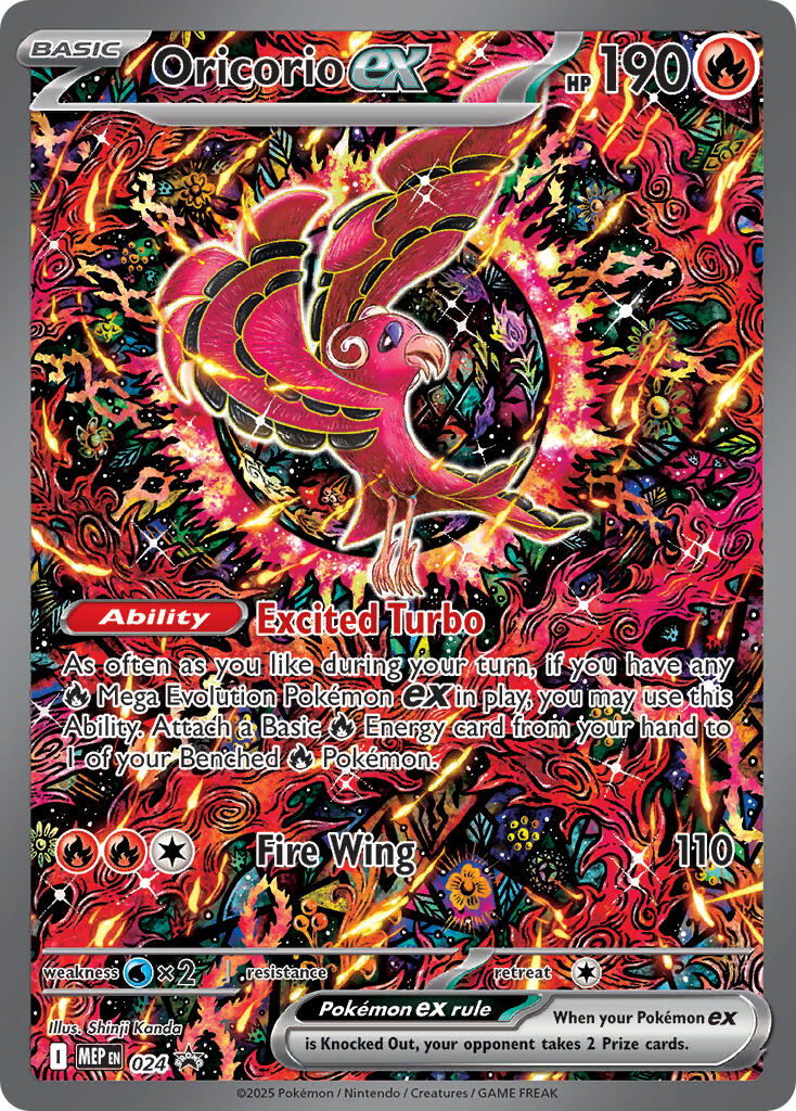Oricorio ex (024) [Mega Evolution Promo]