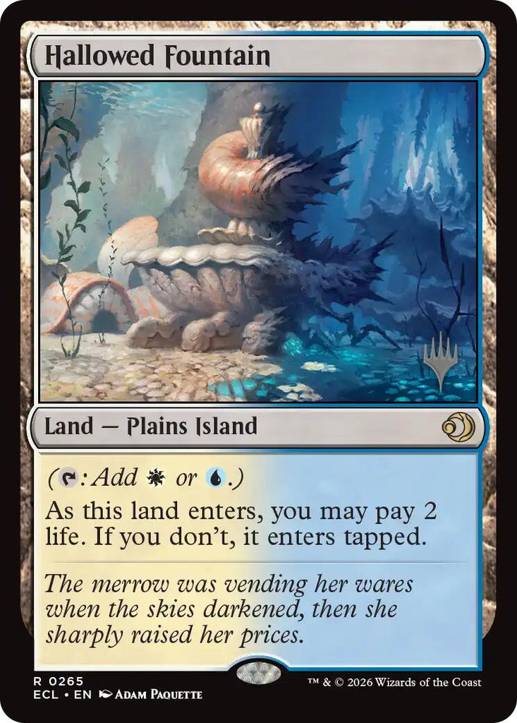 Hallowed Fountain [Lorwyn Eclipsed Promos]