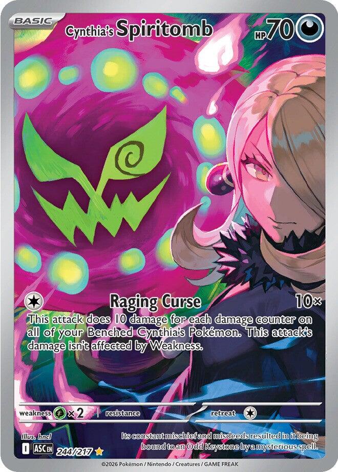 Cynthia's Spiritomb (244/217) [Mega Evolution: Ascended Heroes]