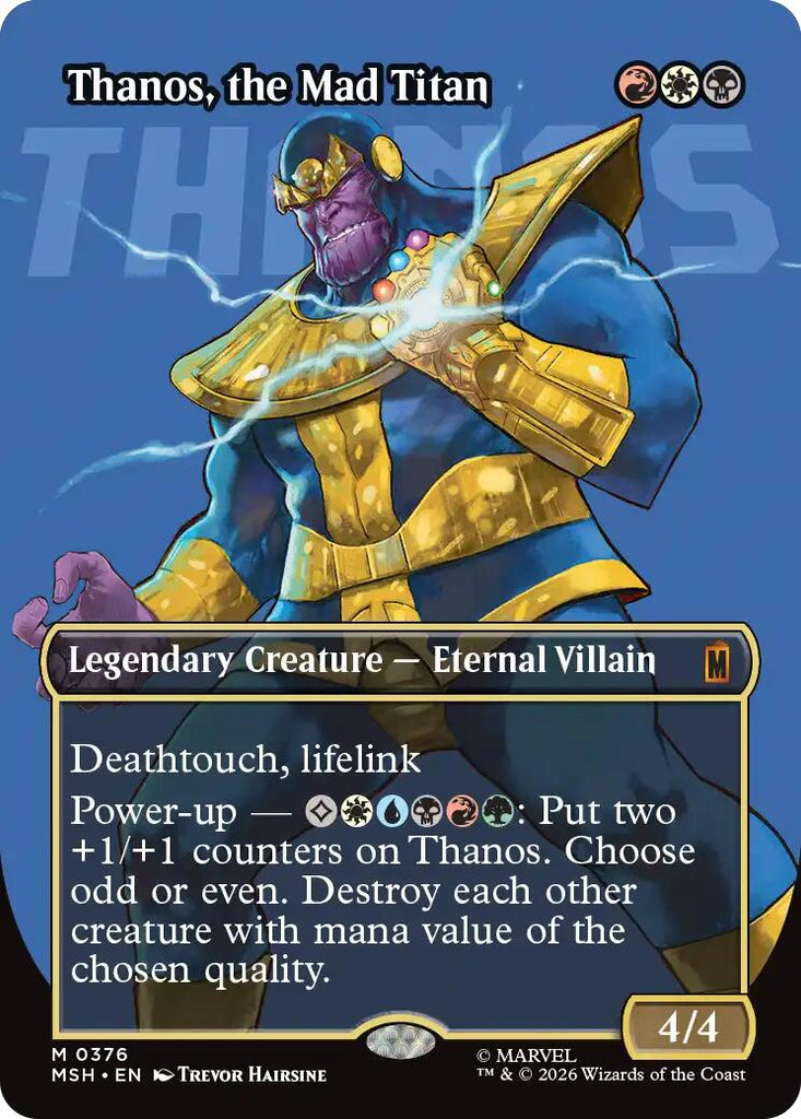Thanos, the Mad Titan (Borderless) (0376)