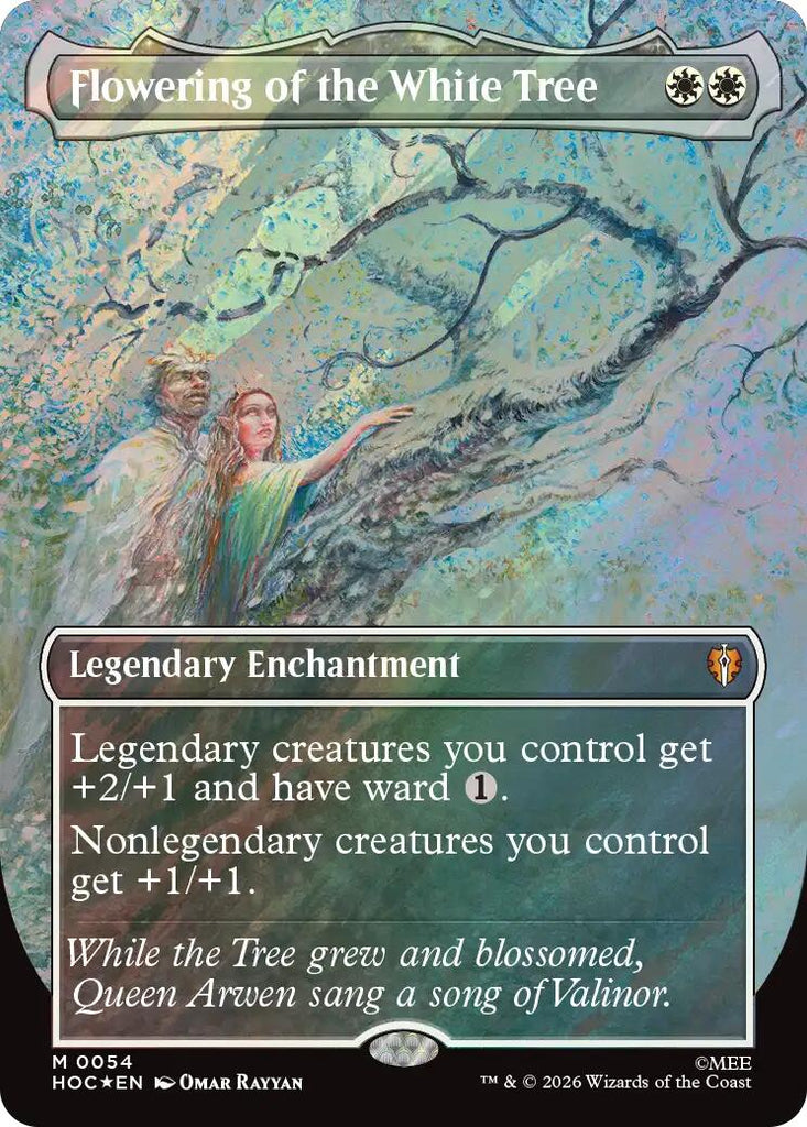 Flowering of the White Tree (Borderless) (Surge Foil)