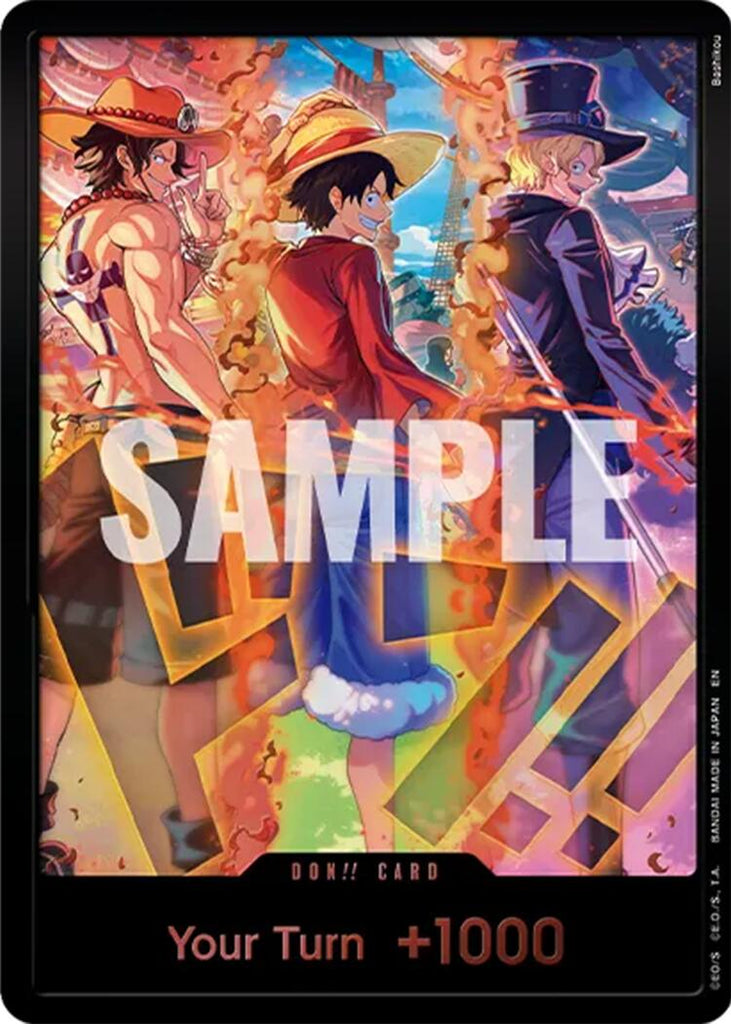 DON!! Card (English Version 3rd Anniversary Set) (Ace, Luffy, Sabo)