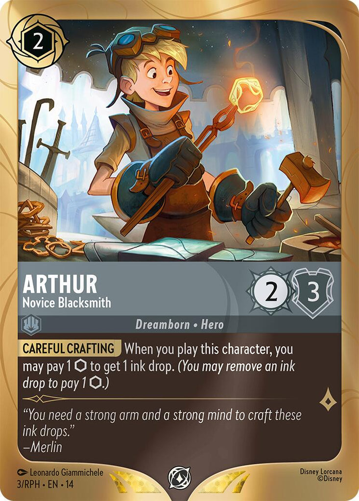 Arthur - Novice Blacksmith (3) [Promo Cards]