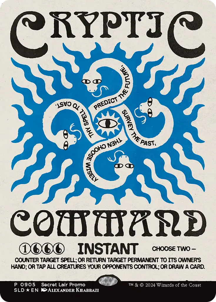 Cryptic Command (Rainbow Foil) [Secret Lair Drop Series]