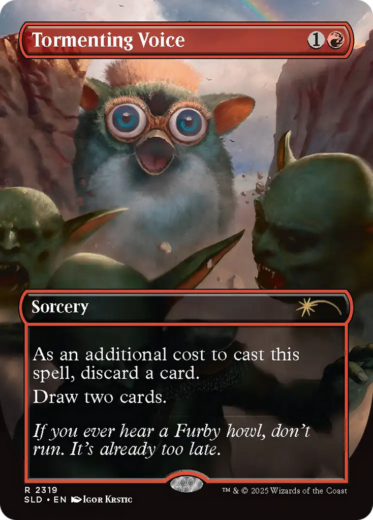 Tormenting Voice (Rainbow Foil) [Secret Lair Drop Series]