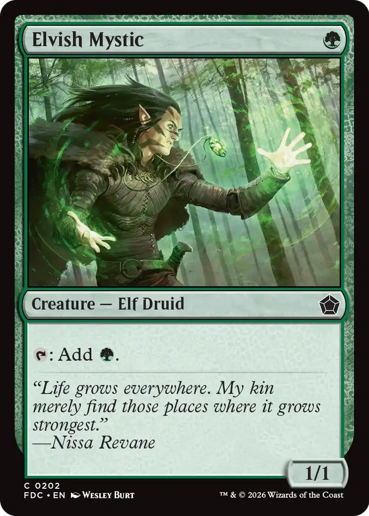 Elvish Mystic [Foundations Commander]