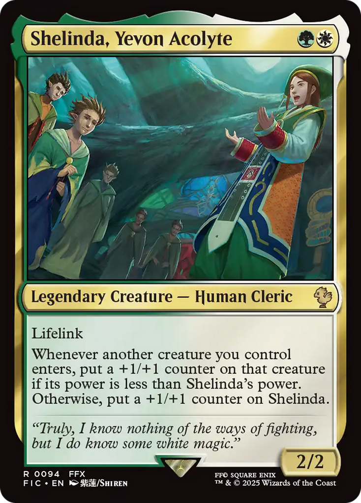 Shelinda, Yevon Acolyte [FINAL FANTASY Commander]